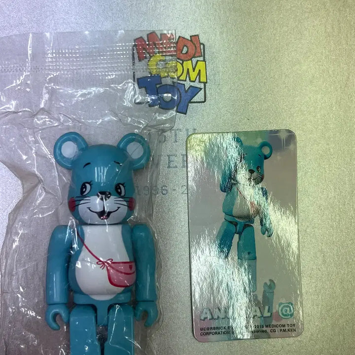 [BUNJANG] Bearbrick 31st Animal Blue Bear Figure / 베어브릭 31탄 애니멀 블루베어