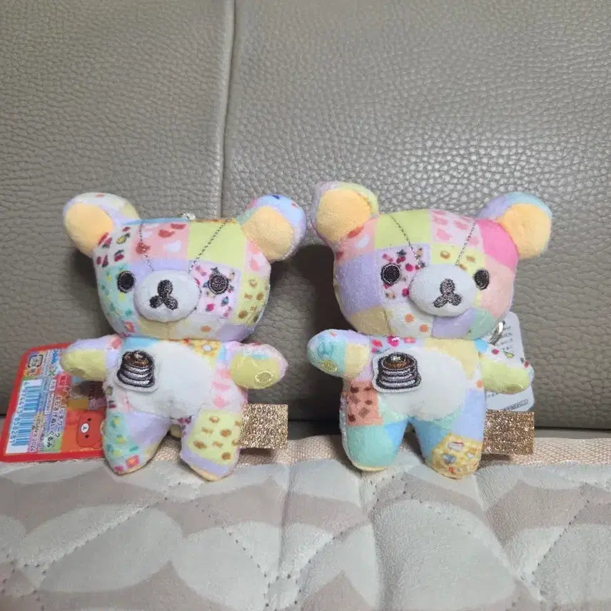 [BUNJANG] Rilakkuma Patchwork 20th Anniversary Doll Keyring / 새상품:)리락쿠마 패치워크 20주년 인형 키링
