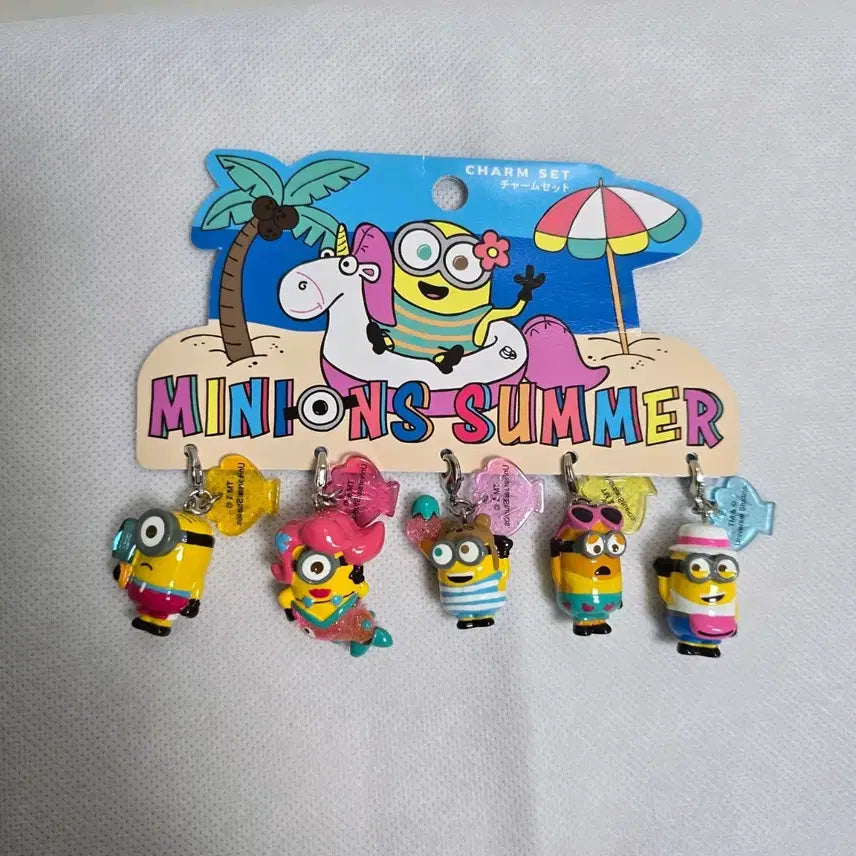 [BUNJANG] Universal Studios Japan Minions 2019 Summer Charm Figure / 유니버셜 스튜디오 재팬 미니언즈 2019 써머 참 피규어