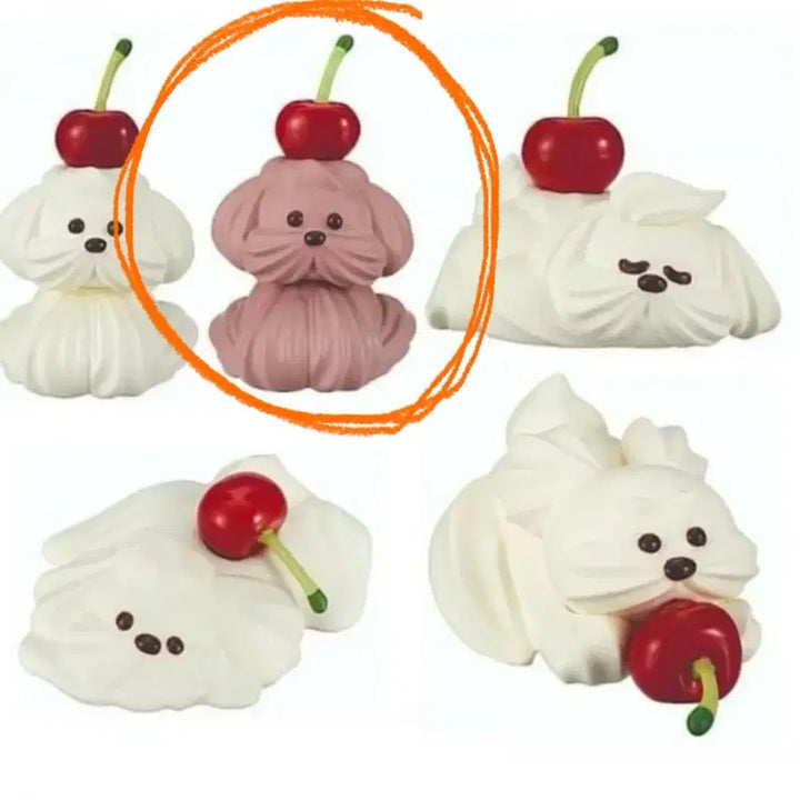 [BUNJANG] Whipped Cream Puppy Gacha Set 1 &amp; 2 (Sealed) / (미개봉) 2종일괄 휘핑크림 강아지 가챠 1탄+2탄
