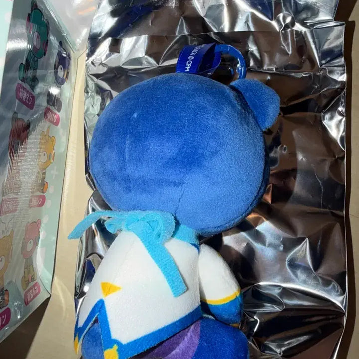 [BUNJANG] Vocaloid Glubbybear Kaito Plush Keychain / 하츠네 미쿠 글루비베어 카이토 인형 키링