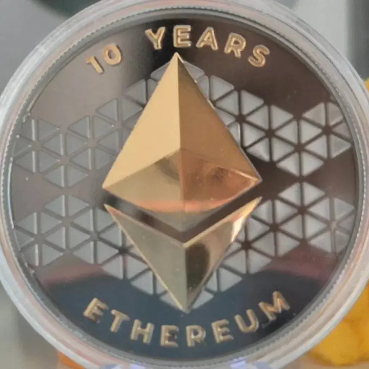 [BUNJANG] Ethereum 10th Anniversary 2025 Silver Coin / 2025 이더리움 10주년 기념 실버 코인