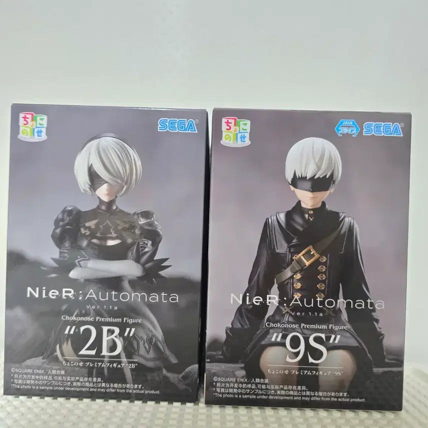 [BUNJANG] NieR:Automata 2B + 9S Noodle Stopper Chocono Collection Bundle Set (Unsealed) / 개봉 니어오토마타 2b + 9s 누들스토퍼 초코노세 일괄