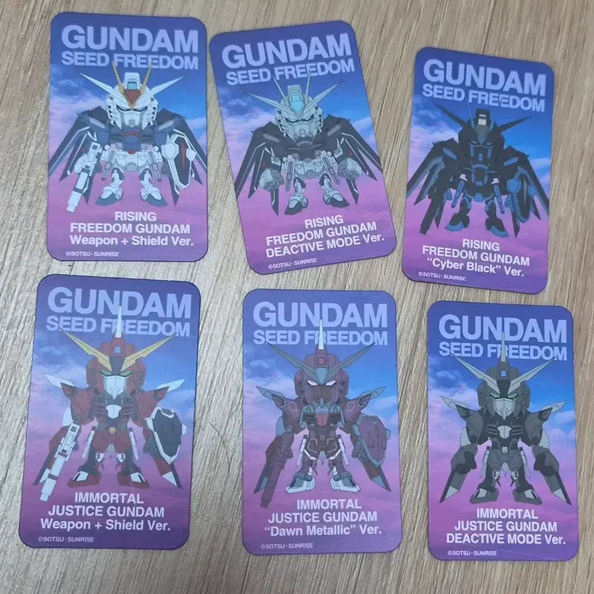 [BUNJANG] Gundam Seed Freedom 6-Type Bundle Set / 건담 시드 프리덤 6종 일괄