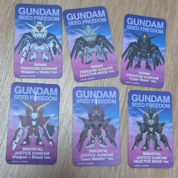 [BUNJANG] Gundam Seed Freedom 6-Type Bundle Set / 건담 시드 프리덤 6종 일괄