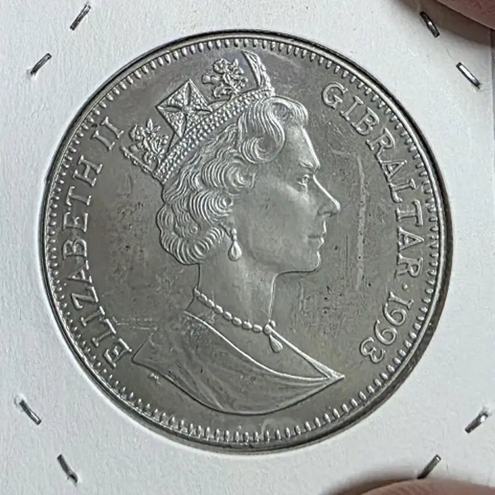 [BUNJANG] Gibraltar 1993 1 Crown Stegosaurus Dinosaur Coin / 지브롤터 영국령 1993년 1크라운 주화 스테고사우루스 공룡