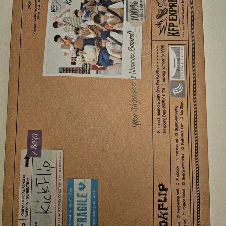 [BUNJANG] Kickflip 1st Membership Kit Unsealed / 킥플립 1기 멤버십 키트 개봉