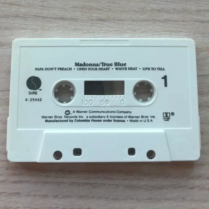 [BUNJANG] Madonna True Blue Cassette Tape US Press / 마돈나 MADONNA True Blue 트루 블루 카세트 테이프 미국반 앨범 음반