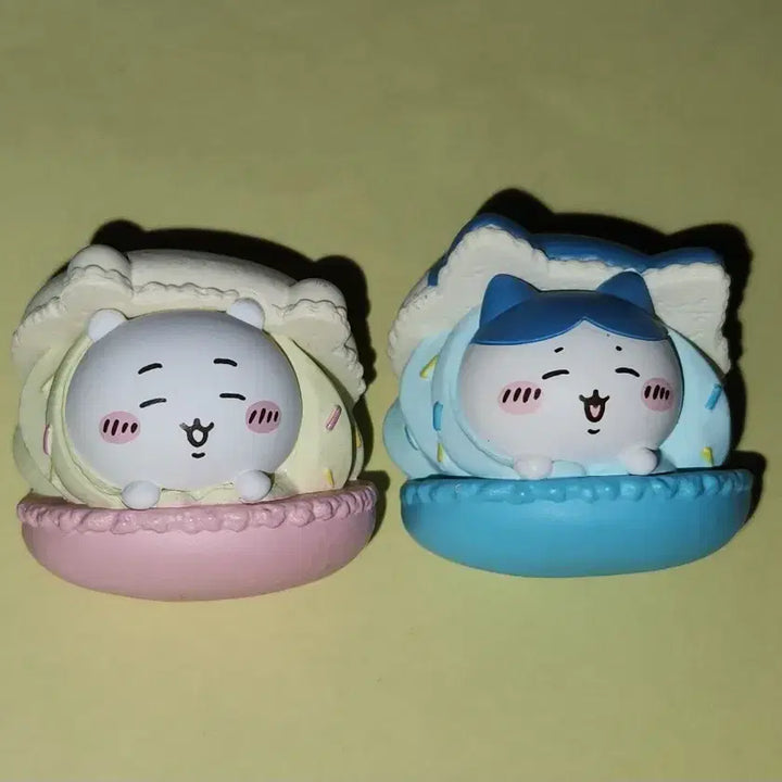 [BUNJANG] Chiikawa Macaron Figure Gacha Bundle Set / 치이카와 마카롱 피규어 가챠 치이카와 하치와레 일괄
