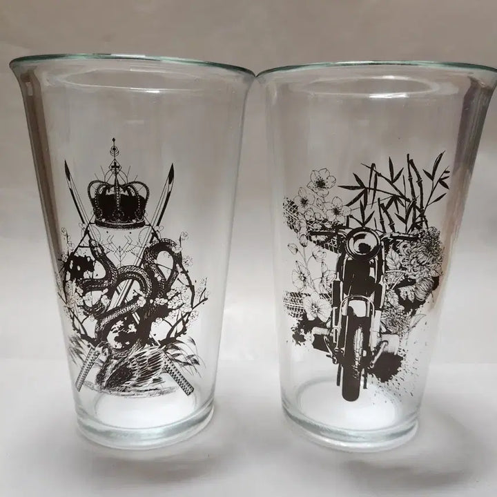 [BUNJANG] Black Swan 500ml Glass Cup Set / 밀랍인형폭렬학원가 블랙스완 500ml 유리컵 세트 밀랍 블스 밀블