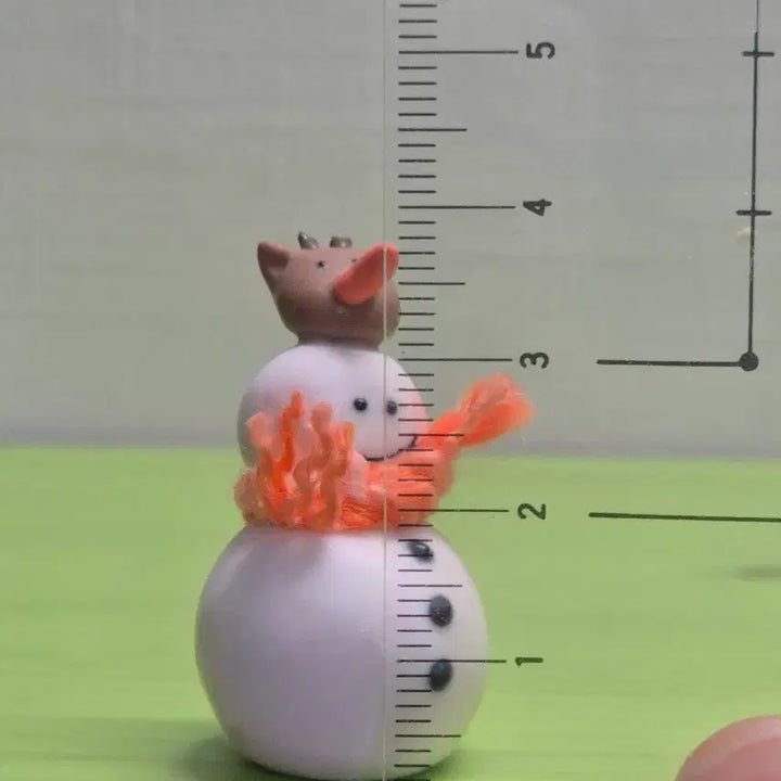 [BUNJANG] May Bell Snowman Ceramic Figurine / 오월의 방울 눈사람 도자기 피규어 인형