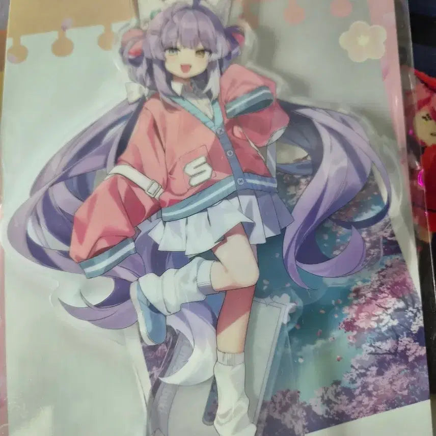 [BUNJANG] Stellive Tenko Shibuki Spring Blossom Date Acrylic Stand / 스텔라이브 텐코시부키 봄빛데이트 아크릴
