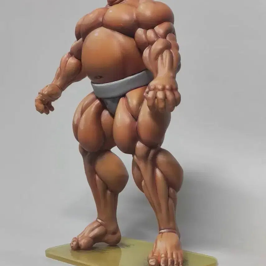 [BUNJANG] Baki Hanma Doppo Orochi Sumo Pose Figure 28.5cm / 한마바키 바키도 노미노 스쿠네 피규어 스모 포즈 28.5cm