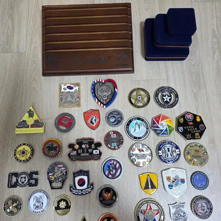 [BUNJANG] US Army Unit Coin with Stand / 한미부대코인(거치대 포함)