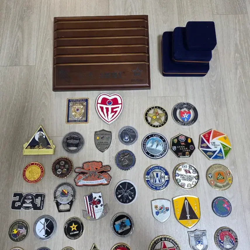 [BUNJANG] US Army Unit Coin with Stand / 한미부대코인(거치대 포함)