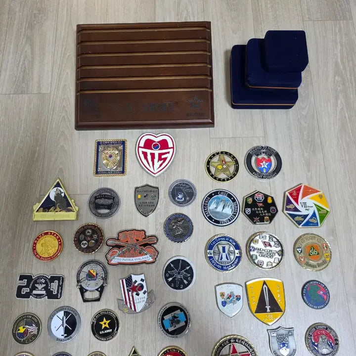 [BUNJANG] US Army Unit Coin with Stand / 한미부대코인(거치대 포함)