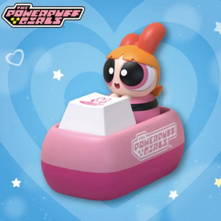 [BUNJANG] Powerpuff Girls Sitting Blossom Keycap / 파워퍼프걸 키캡 (앉은 블로썸)