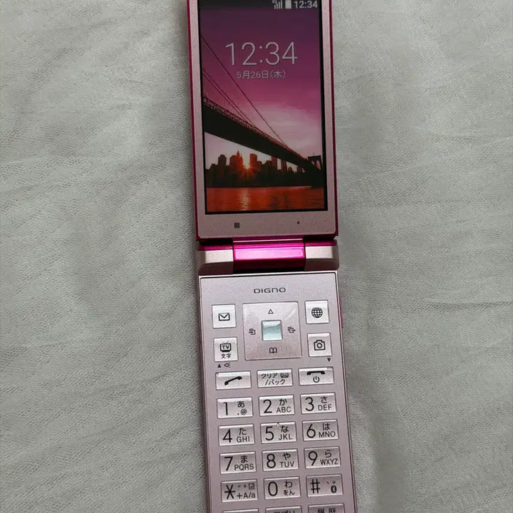 [BUNJANG] Retro Rotary Phone (Hot Pink) / 핫핑크 일본 레트로폰 판매합니다.