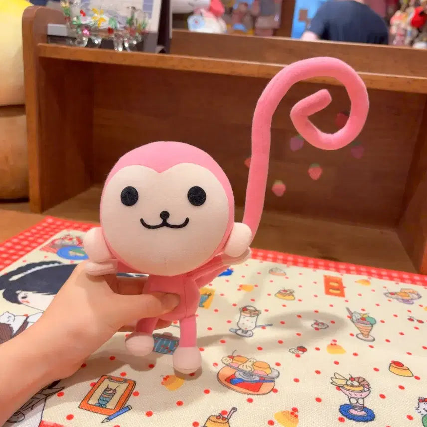 [BUNJANG] Classic Pinky Monkey Pink Monkey Doll / 고전 핑키몽키 핑크 원숭이 인형