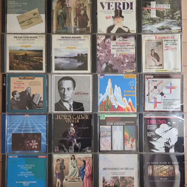 [BUNJANG] Classical Music CD Album Bundle (Verdi, Tchaikovsky, Vivaldi, etc.) / 클래식 CD 앨범 다수 (베르디, 차이코프스키, 비발디 등)