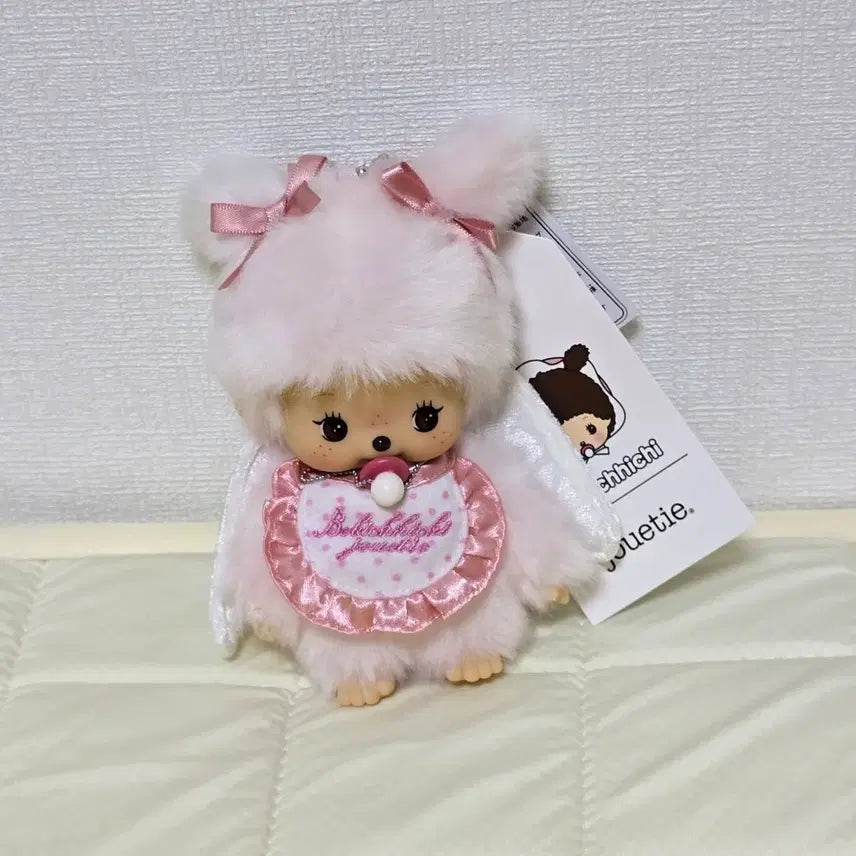 [BUNJANG] Monchhichi JueTi Angel Monchhichi Plush / 몬치치 쥬에티 쥬에띠 천사몬치치