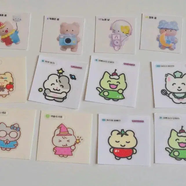 [BUNJANG] Hihi Club Decoboco Sticker Set / 히히클럽 데코보코 띠부씰 일괄