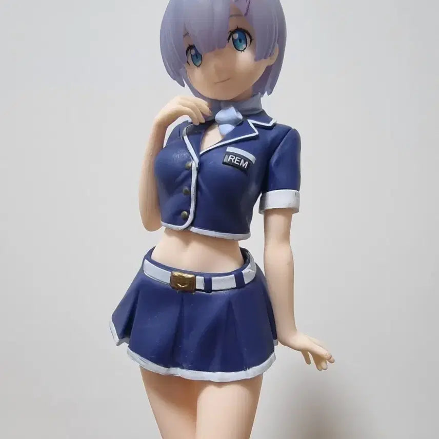 [BUNJANG] SEGA Re:Zero Rem Stewardess Version Figure / 전시품) 세가 리제로 렘 스튜어디스버전