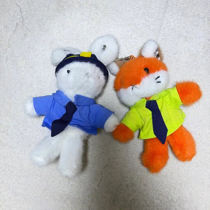 [BUNJANG] Zootopia Nick &amp; Judy Keyring Set / 주토피아 닉주디 키링세트