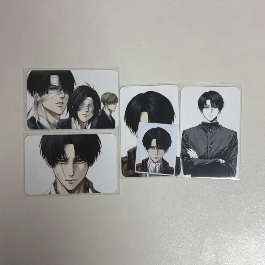 [BUNJANG] Sso Levi Attack on Titan Photocard Postcard Set / 쏘님 리바이 포카 엽서 진격의거인 진격거