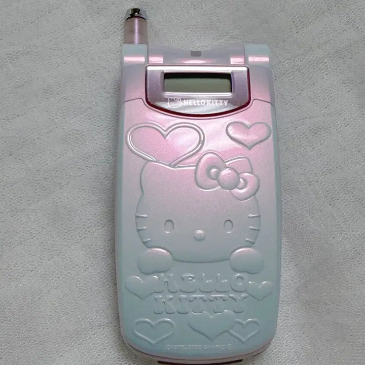 [BUNJANG] Sanrio Hello Kitty 2002 Vintage Folder Phone / 2002 산리오 헬로키티 빈티지 폴더폰 판매합니다.