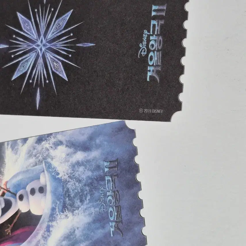 [BUNJANG] Frozen 2 Original Ticket Set (Anna, Olaf) - 2 Tickets / 겨울왕국2 오리지널 티켓 2장 안나 올라프 오티
