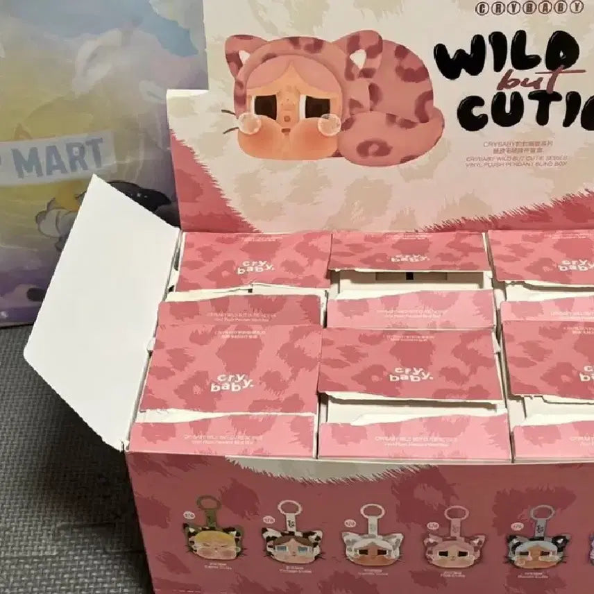 [BUNJANG] Popmart Crybaby Leopard Box - Unsealed Full Set / 팝마트 정품) 크라잉베이비 표범 박스개봉 풀세트