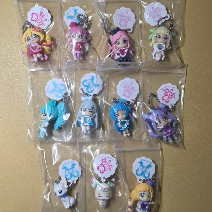 [BUNJANG] Precure Magic Swing Keychain Gacha Set / 프리큐어 매직 스윙 키링 가챠 메지루시 11종 반택무료 일괄판매 양도