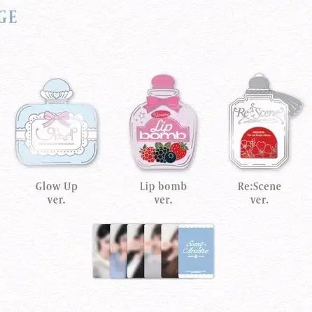 [BUNJANG] RESCENE Popup Metal Badge Bundle Set (Includes Special Photocard, Random Photocard) / 리센느 팝업 금속 뱃지(특전포카O, 랜덤포카O)