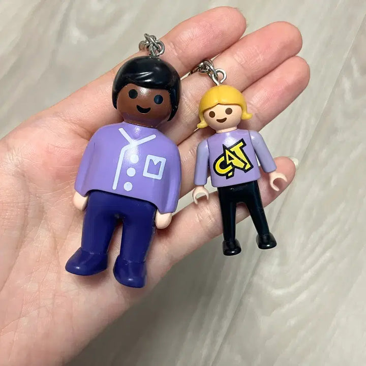 [BUNJANG] Playmobil Vintage Keychain / 플레이모빌 빈티지 키링