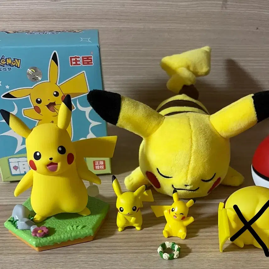 [BUNJANG] Pokemon 8-Piece Figure Bundle Set / 포켓몬 피규어 8종 일괄