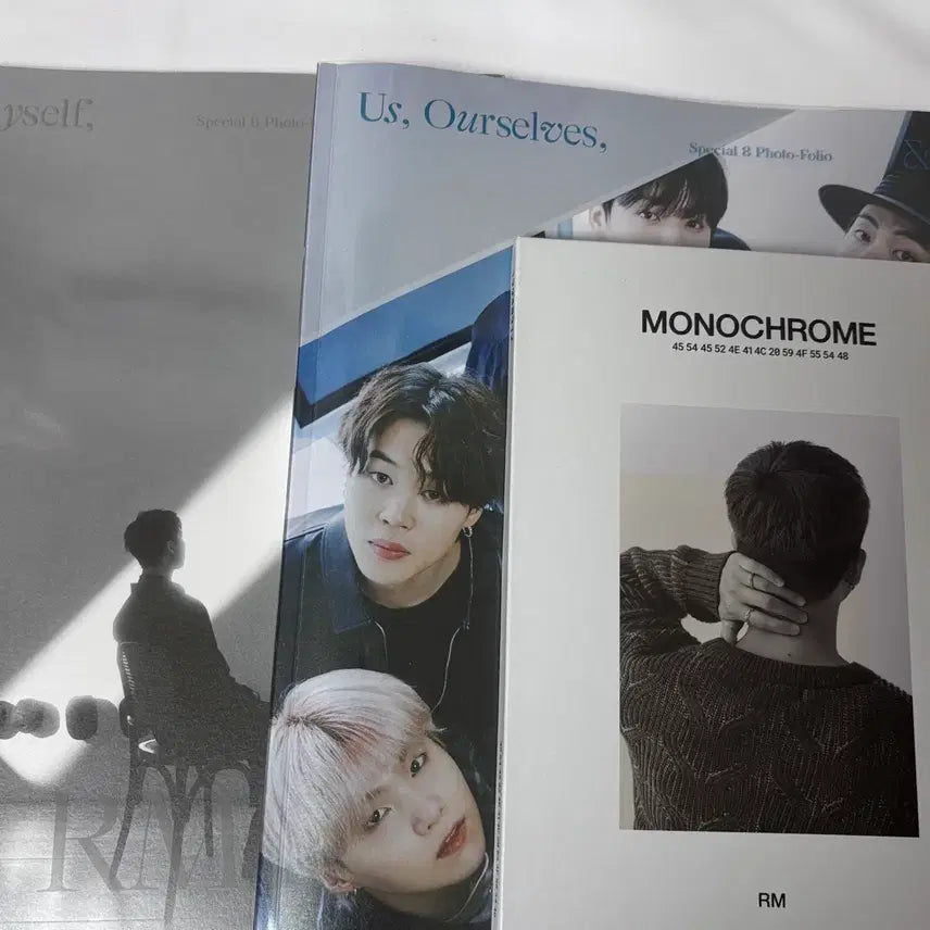 [BUNJANG] BTS RM Monochrome Photobook Bundle Set (Excluding Photocards) / 방탄 남준 단체 모노크롬 포토폴리오 포토북 포카제외 일괄