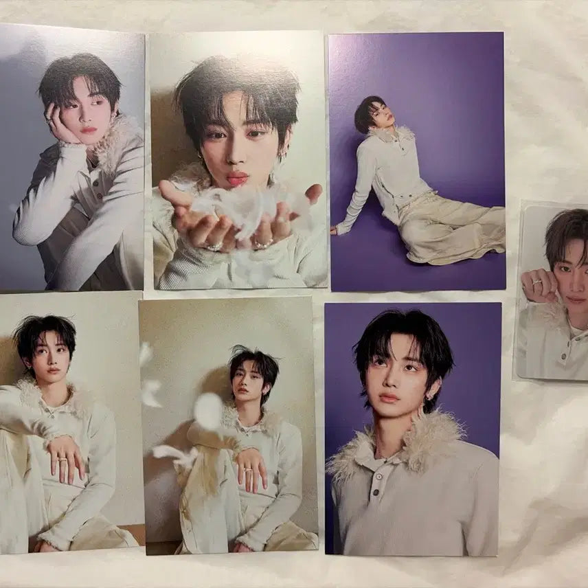 [BUNJANG] RIIZE Wonbin Postcard &amp; Photocard Bundle Set / 알디원 조우안신 굿즈 일괄 양도