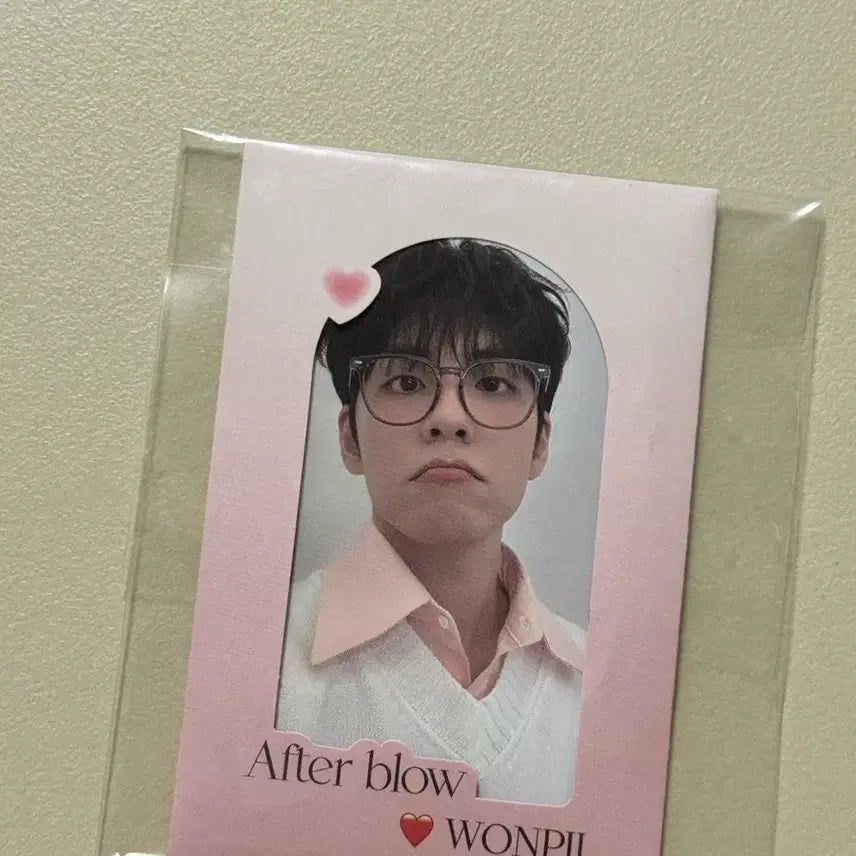 [BUNJANG] DAY6 Young K Eyeglasses Photocard (Sealed) / 원필 안경 포카 미개봉 애프터블로우