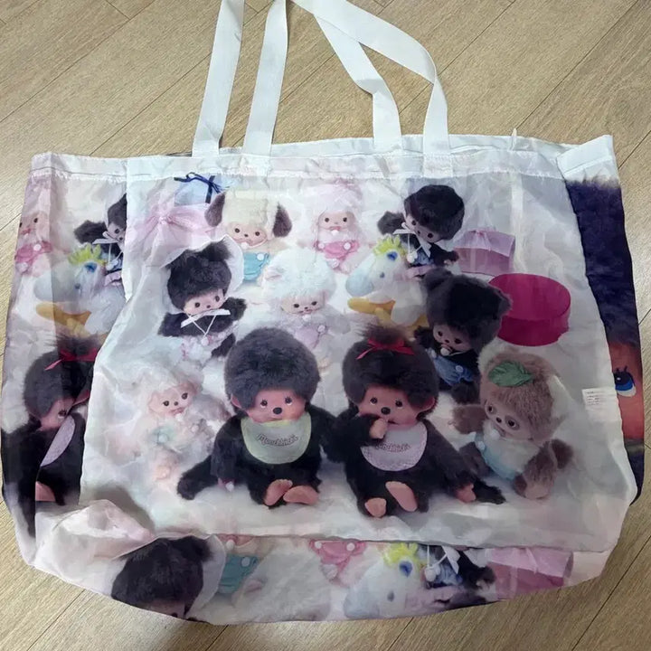 [BUNJANG] Monchhichi Nylon Shoulder Bag / 몬치치 가방