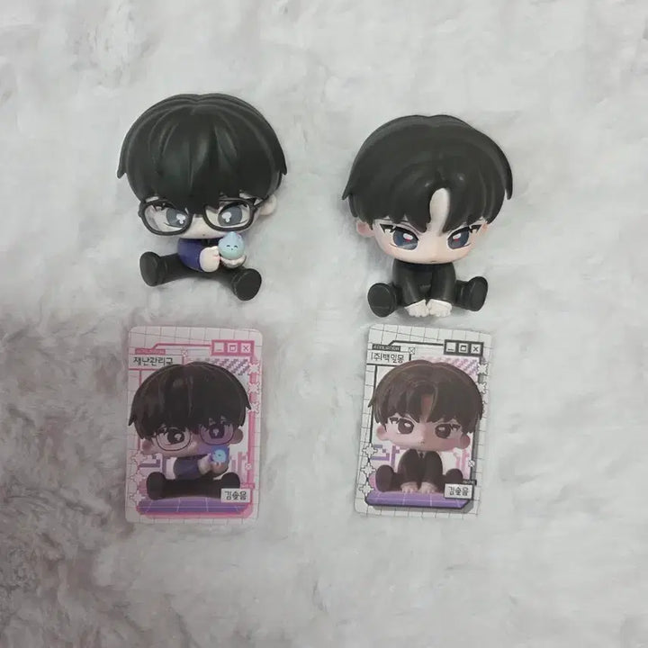 [BUNJANG] K-Pop Figure Bundle Set / 괴담출근 포도/솔음 모두앉아 피규어 일괄판매