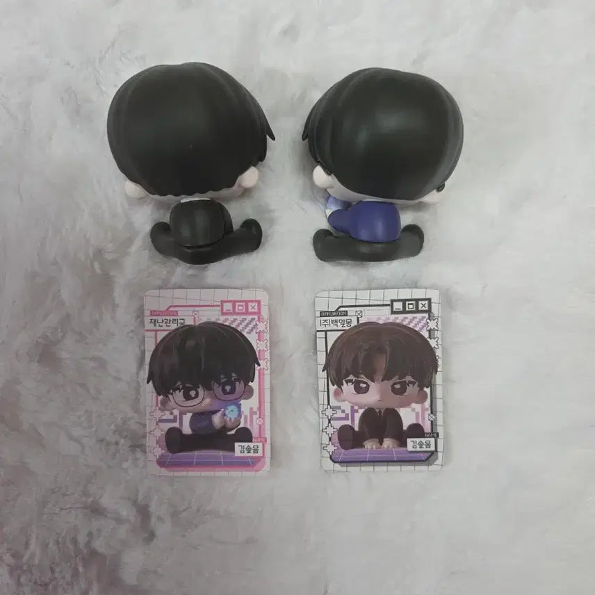 [BUNJANG] K-Pop Figure Bundle Set / 괴담출근 포도/솔음 모두앉아 피규어 일괄판매