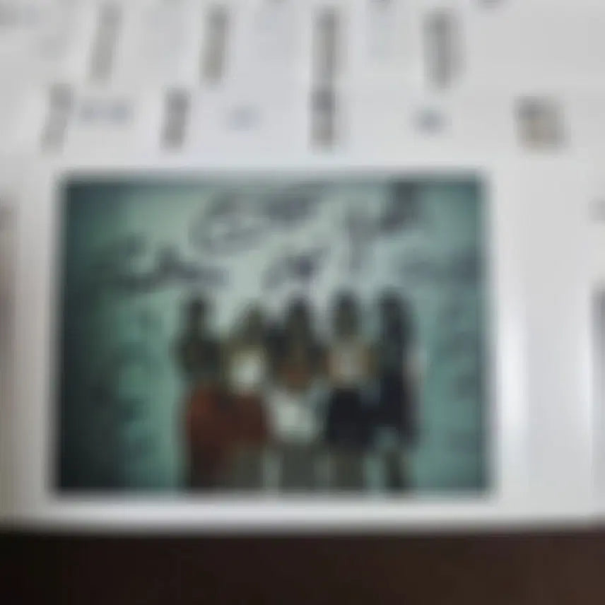 [BUNJANG] Saturday Group Signed Instant Photo / 세러데이 5인 단체 싸인 폴라