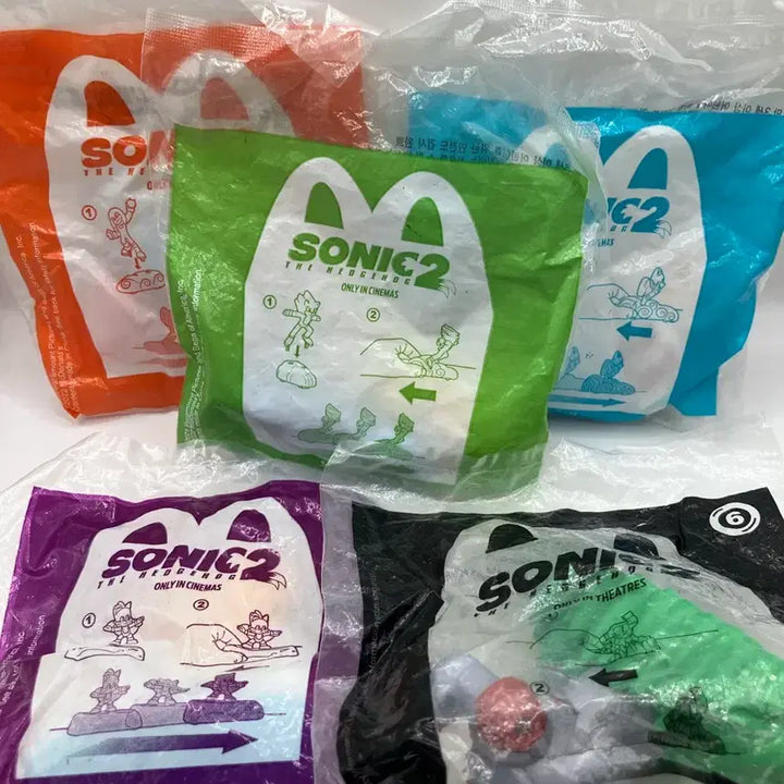 [BUNJANG] Sonic Happy Meal Figures Bundle Set / 소닉 해피밀 피규어
