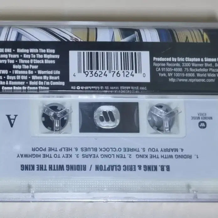 [BUNJANG] B.B. King &amp; Eric Clapton Riding with the King Unsealed Cassette Tape / 비비킹 &amp; 에릭 클랩튼 - 라이딩 위드 더 킹 (미개봉 카세트테이프)