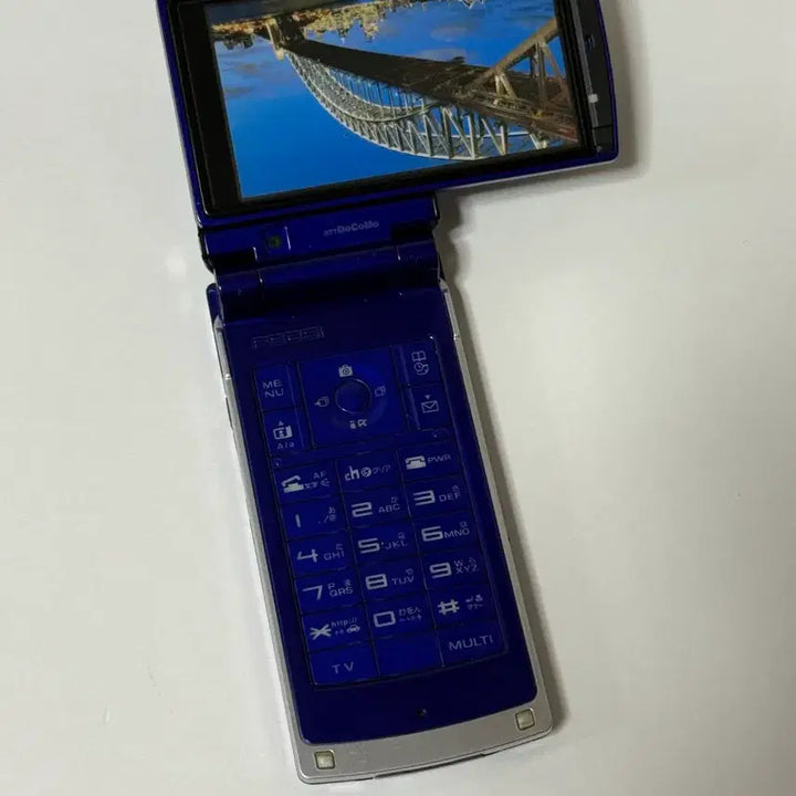 [BUNJANG] Fujitsu F905i Blue Mock-up Phone / 후지쯔 F905i 블루 목업폰 모형폰 가라케