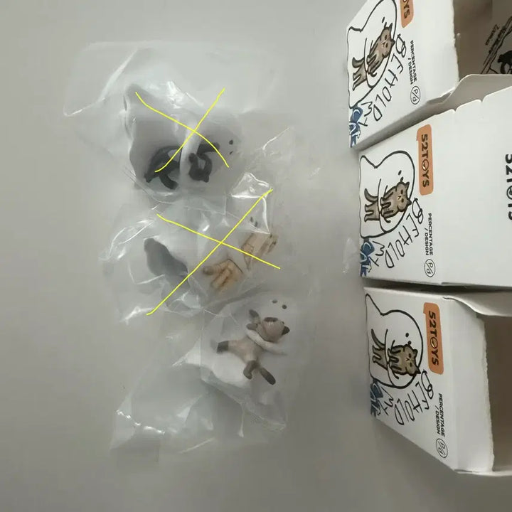 [BUNJANG] 52TOYS Little Ghost Cat Figure / 52TOYS 작은유령과 고양이 리틀 고스트 캣 피규어