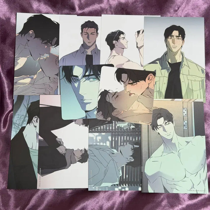 [BUNJANG] xikers Joseph 1st Special Illustration Postcard Set &amp; A4 Poster / 웻샌드 조셉이안 1특 일러스트 엽서 8종, 코스터 2종, 5특 A4 포트서 1종