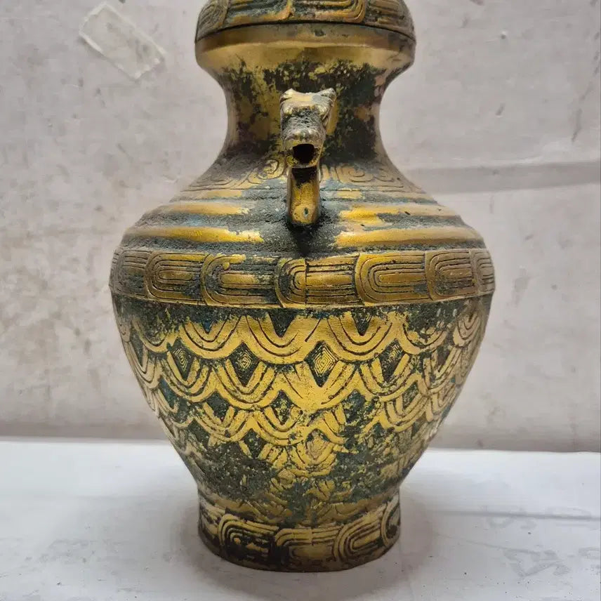 [BUNJANG] Antique Bronze Interior Decor Item / [도자기공주골동품] 연대감 있어보이는 동 (202번) 인테리어소품+++ (당)