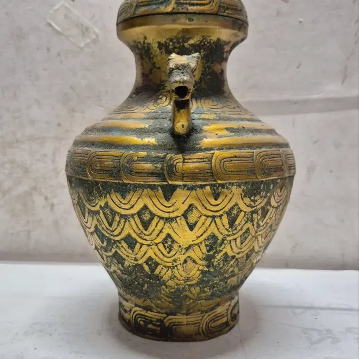 [BUNJANG] Antique Bronze Interior Decor Item / [도자기공주골동품] 연대감 있어보이는 동 (202번) 인테리어소품+++ (당)